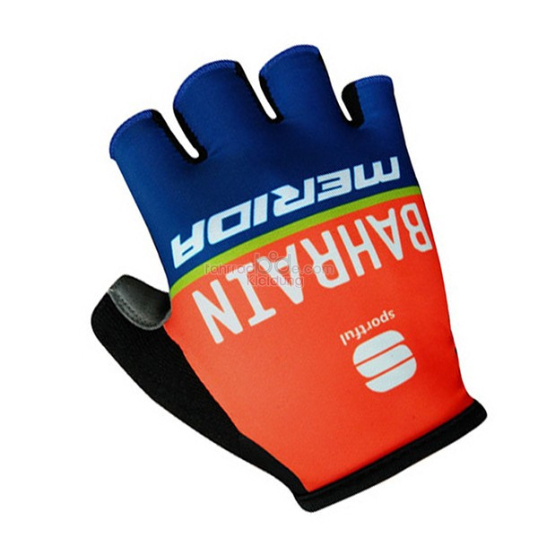 Bahrain Merida Kurze Handschuhe 2017